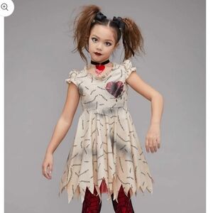 Girls Voodoo doll costume from Chasing Fireflies size 10 good used condition